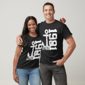 Capaciteit van 41 jaar 1981 verzender 41e verjaard t-shirt (Unisex)