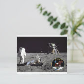 Capaciteit van de landingsplaats Apollo 11 Briefkaart (Staand voorkant)