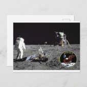 Capaciteit van de landingsplaats Apollo 11 Briefkaart (Voorkant / Achterkant)