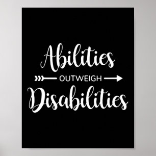 capaciteiten wegen handicaps op tegen schoolpsycho poster