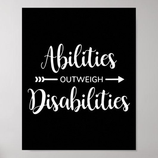 capaciteiten wegen handicaps op tegen schoolpsycho poster (Voorkant)