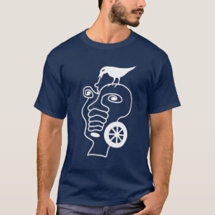Capaciteitsuitdaging in wit t-shirt