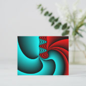 Capacitor Ripple Briefkaart (Staand voorkant)