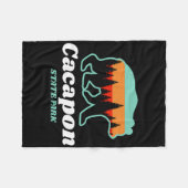 Capacon State Park West Virginia Beer Zomer Fleece Deken (Voorkant (Horizontaal))