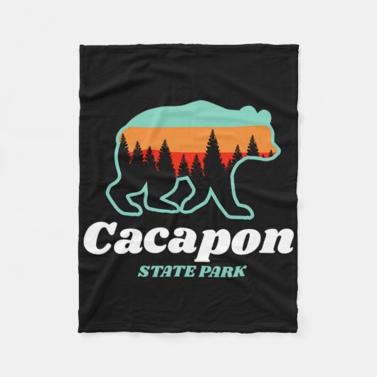 Capacon State Park West Virginia Beer Zomer Fleece Deken (Voorkant)