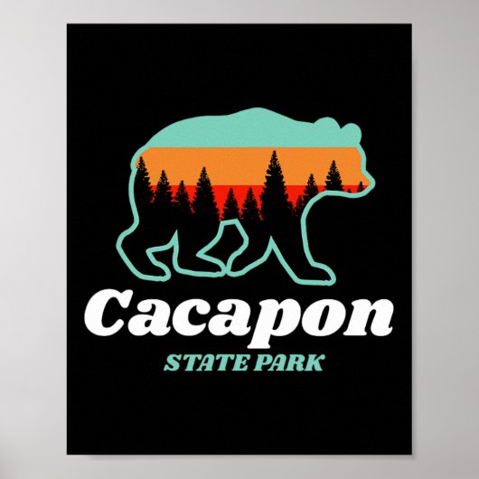 Capacon State Park West Virginia Beer Zomer  Poster (Voorkant)