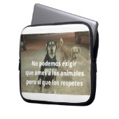 Capas para-laptops reageren op een los uiterlijk laptop sleeve (Voorkant Links)