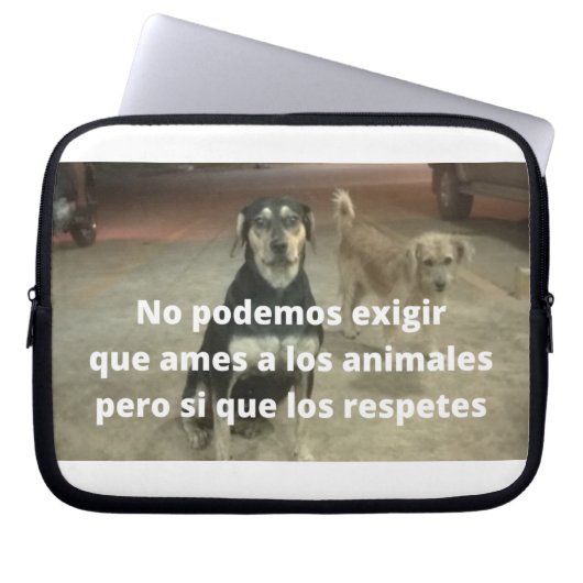 Capas para-laptops reageren op een los uiterlijk laptop sleeve (Voorkant)