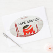 Cape Ann GOP sticker (Envelop)