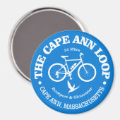 Cape Ann Loop (fietsen) Magneet (Voorkant / Achterkant)