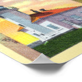 Cape Arago Bridge en Lighthouse Mouth Poster (Hoek)