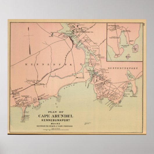 Cape Arundel, Kennebunkport, Maine Poster (Voorkant)