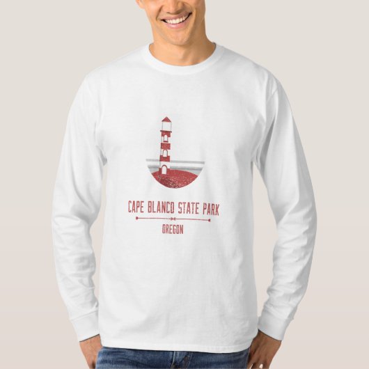 Cape Blanco State Park - Oregon Long Meve T-shirt (Voorkant)