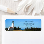Cape Blanco vuurthouderadres Etiket (Insitu)