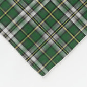 Cape Breton Aangepast groen geplakt Fleece Deken (Hoek)