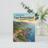 Cape Breton-eiland Canada Briefkaart (Staand voorkant)