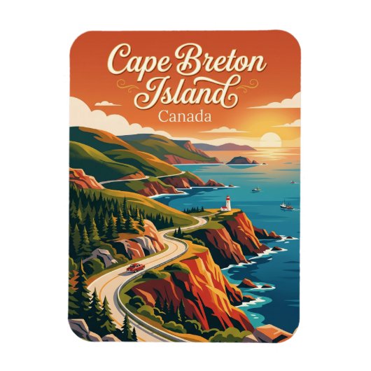 Cape Breton-eiland Canada Magneet (Verticaal)