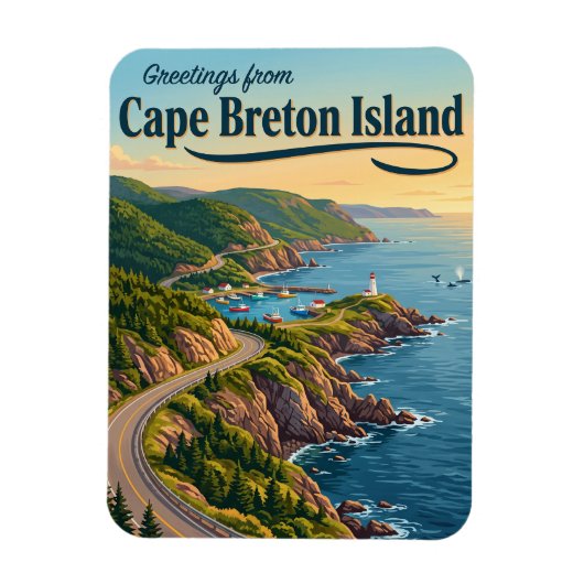 Cape Breton-eiland Canada Magneet (Verticaal)