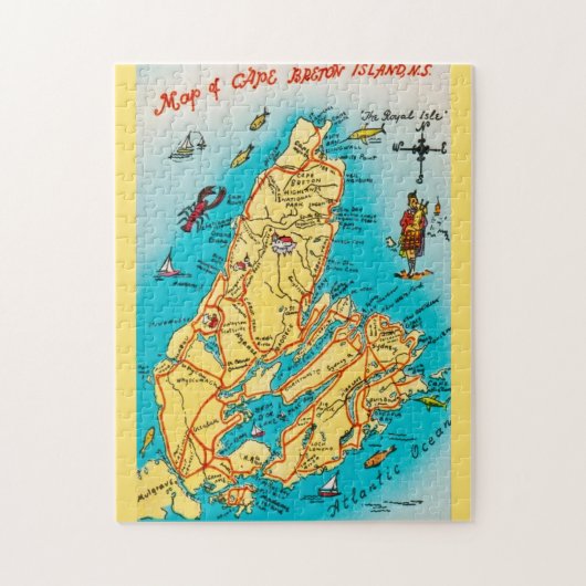 Cape Breton-eilanden 11x14 legpuzzel (Verticaal)