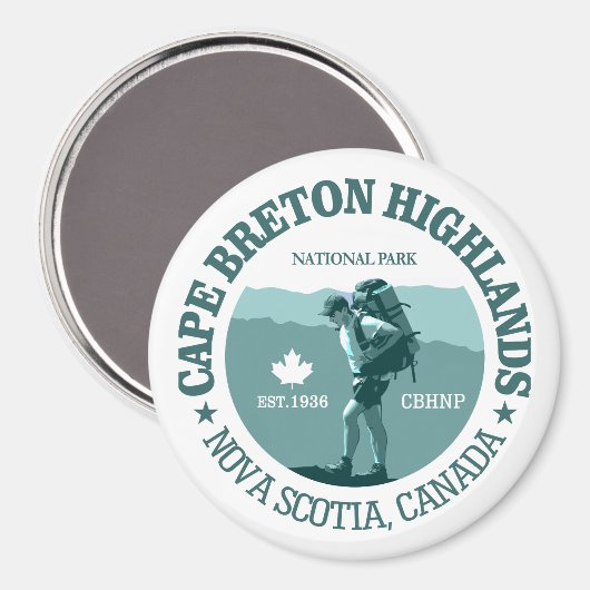 Cape Breton Highlands Magneet (Voorkant / Achterkant)