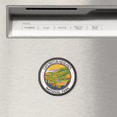 Cape Breton Highlands National Park Canada Badge Magneet (Insitu (Vaatwasser))
