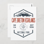 Cape Breton Highlands National Park Canada Briefkaart (Voorkant / Achterkant)