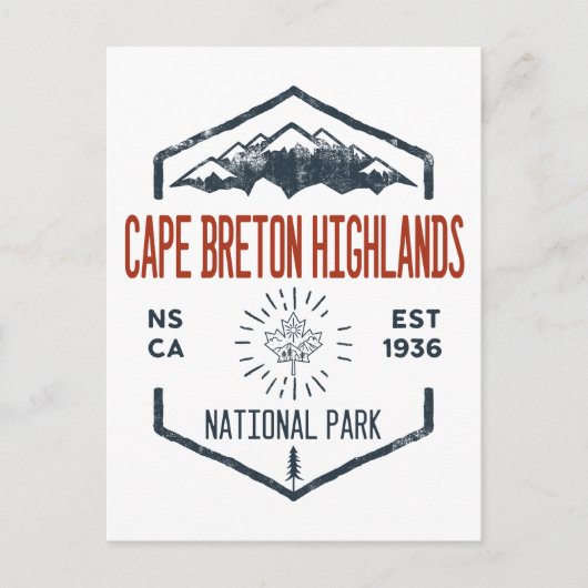 Cape Breton Highlands National Park Canada Briefkaart (Voorkant)