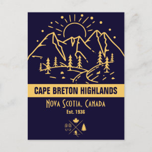 Cape Breton Highlands National Park Canada Briefkaart