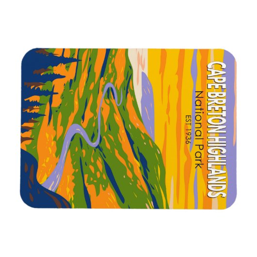 Cape Breton Highlands National Park Canada Reis Magneet (Horizontaal)