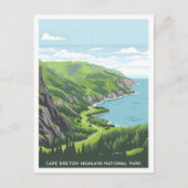 Cape Breton Highlands National Park Canada Travel Briefkaart (Voorkant)