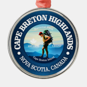 Cape Breton Highlands NP (C) Metalen Ornament