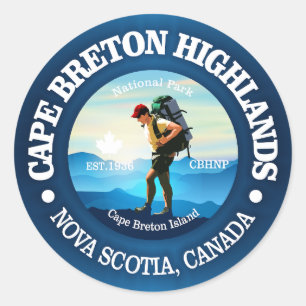 Cape Breton Highlands NP (C) Ronde Sticker