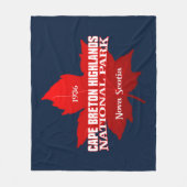 Cape Breton Highlands NP (esdoorblad) Fleece Deken (Voorkant)