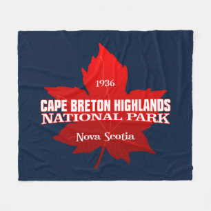 Cape Breton Highlands NP (esdoorblad) Fleece Deken
