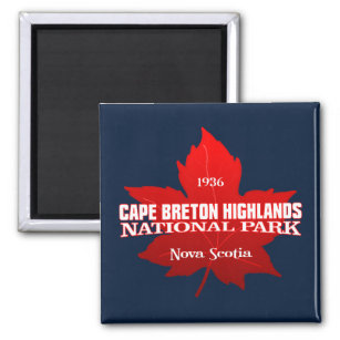 Cape Breton Highlands NP (esdoorblad) Magneet