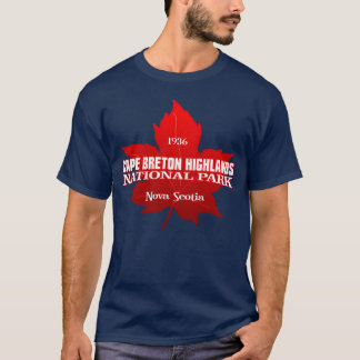 Cape Breton Highlands NP (esdoorblad) T-shirt