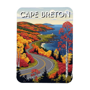 Cape Breton Island Canada Wilde Bloemen Magneet
