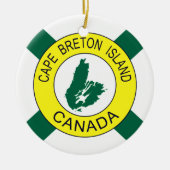 Cape Breton Island Flag (niet-officieel), Nova Sco Keramisch Ornament (Voorkant)