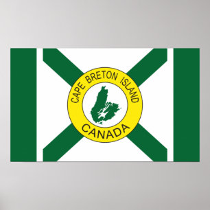 Cape Breton Island Flag (niet-officieel), Nova Sco Poster