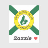 Cape Breton Island Flag (niet-officieel), Nova Sco Sticker (Vel)