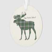 Cape Breton Island Mazetartan met kerstversiering Ornament (voorkant)