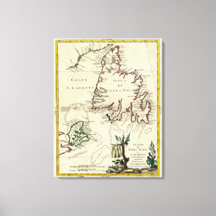 Cape Breton Island, Newfoundland Canvas Afdruk
