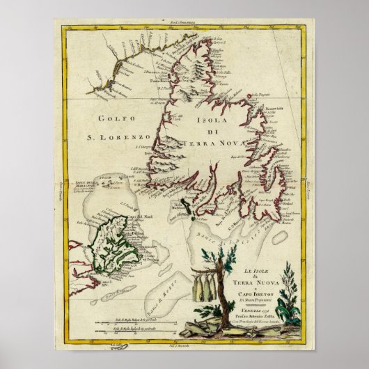 Cape Breton Island, Newfoundland Poster (Voorkant)