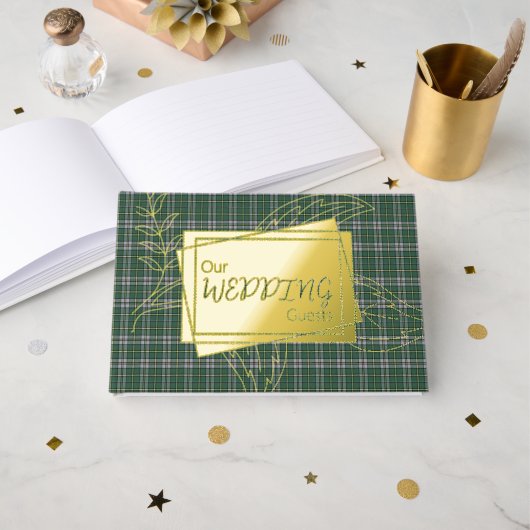 Cape Breton Island Provincial Tartan Gastenboek (Voorkant open)