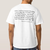 Cape Breton Island T Shirt met Bell Quote (Achterkant)