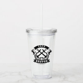 Cape Breton Krabben Tumbler Acryl Drinkbeker