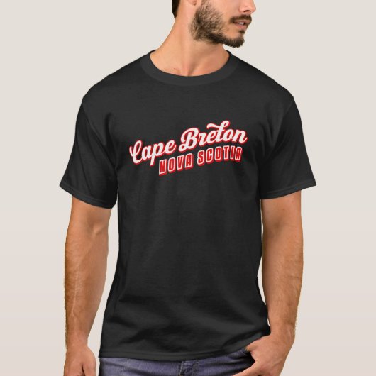 Cape Breton Nova Scotia T-shirt (Voorkant)
