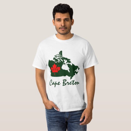 Cape Breton  speciale provincie T-shirt (Voorkant volledig)