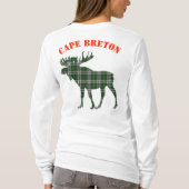 Cape Breton sweater Tartanemoes aanpasbaar T-shirt (Achterkant)