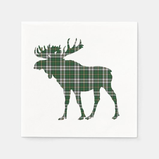 Cape Breton tartan eland papieren servetten (Voorkant)